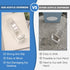 Transparent Acrylic Tape Dispenser, Non-Skid Tape Cutter Holder for Standard Tape Rolls, Clear Tapes, Desktop Tape
