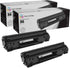 LD Products 2-Pack Compatible HP 36A Black Toner Cartridge Replacement CB436A for HP Laserjet