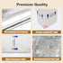 ZINPAKIN 7x6x10 Frozen 8 Pack Packaging Insulated Shipping Boxes for for Food, Perishable Shipping Cooler Styrofoam