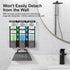 3-Chamber Wall Mounted Shampoo and Conditioner Dispenser - 300ML Each, Easy Refill, No Drip for Bathroom