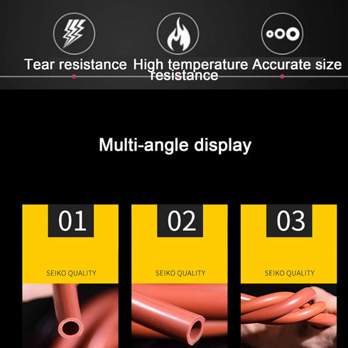 REJNHO 5m 3 5mm) Pure Silicone Hose - Flexible Gas & Water Pipe for Home Brewing and Winemaking(Length *