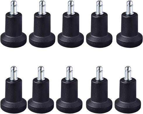 Ivank 10pcs Chair Glides to Replace Casters, 6cm Height Office Chairs Stationery Office