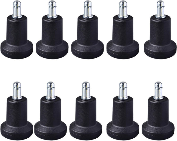 Ivank 10pcs Chair Glides to Replace Casters, 6cm Height Office Chairs Stationery Office