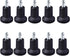 Ivank 10pcs Chair Glides to Replace Casters, 6cm Height Office Chairs Stationery Office