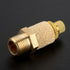 Mtsooning 10PCS Pneumatic Exhaust Muffler, 1/8" NPT Adjustable Brass Flow Control Silencer for Cylinders