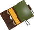 Leuchtturm A5 Notebook Cover - Handmade Full Grain Leather, Bourbon Brown, Perfect for Storing Journal