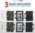 French KOKO 3-Piece Waterproof Book Sleeve Cover, Dark Academia Dragons Travel Bible Protector Gift