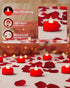 12 Pack Amagic Red Flameless LED Tea Lights Candles Battery Operated, Electric Fake Tealight Candles for Votive