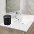 Mini Trash Can - 0.5 Gallon Black Wastebasket Container for Desk, Countertop