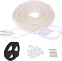 pcningled 110V IP67 3000K 2 6.56ft) COB LED Strip Outdoor LED Strip Lights Waterproof Warm White, Meters Flexible Strip