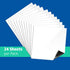 Flipside Products 3" x 3" Dry Erase Notes with Black Marker and Eraser Cap, Reusable Sticky Notes, 24 Pack