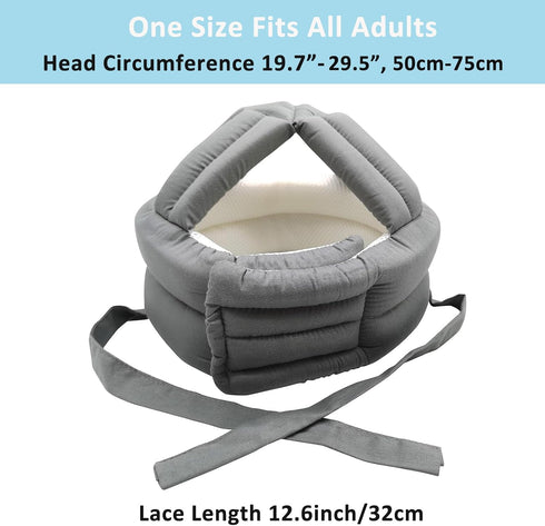 Zuaklpton Elderly Protective Helmet, Thick Soft Special Needs Safety Helmet Adjustable Breathable Seniors Fall