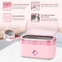 LifeBasis 17 OZ Ultrasonic Jewelry Cleaner, Portable with 42kHz and 5 Cleaning Timer for Jewelry, Eyeglasses, Watches -