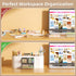 Marbrasse Desk Organizer, Beige - Pen Holder with 3 Drawers, Multi-Functional Organizer with 7 Compartments