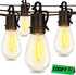 100FT 35 S14 Bulbs E12 Sockets,2700K Dimmable Lights,IP55 Outdoor String Lights with Shatterproof Patio Deals Vintage