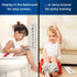 SPYMINNPOO Potty Training Chart, Visual Bathroom Routine Poster with Laminated Step by Step Schedule, Toilet Training