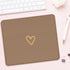 Seorsok Square Aesthetic Cute Heart Mouse Pad,Office Home Personalized Mouse Mat Design,Waterproof Funny