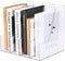 Vertical File Holder, Clear PET Desk Organizer for Magazines, Binders, Notebooks, Multi-purpose Document Storage