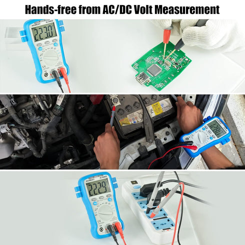 6000 Counts TRMS Digital Multimeter, Auto Ranging Multitester for AC/DC Current, Voltage, Resistance, and More
