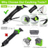 5 in 1 Caulking Tool, Silicone Grout Removal Tool, Sealant Finishing Tool with 6 Silicone Pads, Adhesive Scraper Kit