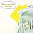RAZCC 50 Pack Two Pocket Folders, Yellow, Fit Letter Size Paper for School Office Business Home