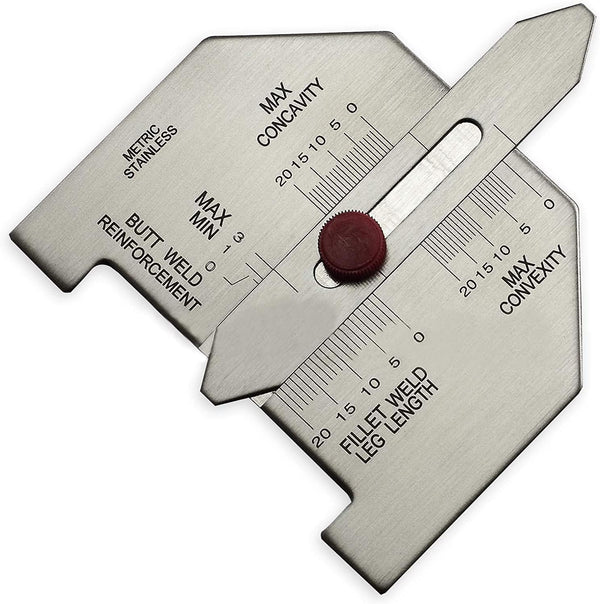 RIVERWELD Automatic Weld Size Gauge: Accurate Calibration for Butt Fillet Type Welds