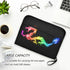 Fire Rainbow Dragon Expanding File Folder, 13 Pockets Accordion Organizer with Sticky Labels for A4 Documents