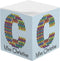 Personalization Universe Crayon Letter Personalized Teacher Paper Note Cube