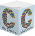 Personalization Universe Crayon Letter Personalized Teacher Paper Note Cube