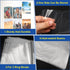 7200 9 3 Cards(400 Pockets Card Sleeves Binder Sheets, Pocket Card Sleeves for Ring Binder, Trading Cards Sleeves Fit