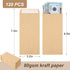 Joyberg 120 PCS Money Envelopes for Cash Kraft Paper, 6.5”x3.2” Small Cash Envelopes for Money Self-Adhesive, Money Saving Challenge Coin Envelopes for Coin, Check, Cash, Budget, Small Item Organizer by Joyberg