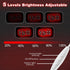 14.57 9.45 Dice Neon Sign Adjustable Brightness Neon Signs for Wall Decor Red LED Wall Light for Bedroom, Bar, Game