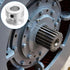 PATIKIL V-Belt Pulley, Single Groove Aluminum Alloy V-Groove Drive Pulley, 10mm Fixed Bore, 20mm Outer Dia