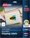 Avery Matte White Shipping Labels, Sure Feed Technology, Permanent Adhesive, 3-1/3" x 4", 120 Labels (8254)