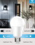 Bulbs 13W(100W 6000K A19 E26 Bulbs 3Pack Dusk to Dawn Light Outdoor, Equivalent), Daylight, Automatic On/Off Outdoor
