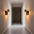 Dimmable Bulb Battery Operated Wall Sconce, Rechargeable Magnetic Wall Lamp with Remote Control, LED & Clear Glass