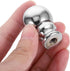 Angoily Ball Lamp Finial Cap Knob for Lamp Shade Top,Solid Lamp Finial Screw Finial for Table or Floor Lamps Harp