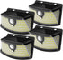 Aootek New Solar Motion Sensor Lights 120 LEDs with Lights Reflector,270 Wide