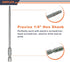 RC Hex Bit Set 1.5, 2.0, 2.5 & 3.0mm Hex Head Allen Wrench Drill Bit S2 Steel 1/4" Hex Shank 4.3" Long for Screwdrivers Bit Electric Screwgun/Power Drill RC Repair Working Tools by HOPLEX