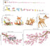 decalmile Woodland Animals Pink Flower Wall Stickers Cherry Blossom Branch Deer Fox Wall Decals Baby Nursery Kids