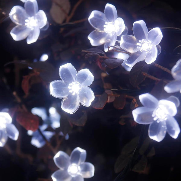 FULLBELL LED Lights for Bedroom Flower String Lights 33 Feets 100 LED