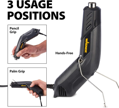 2410909 HT400 680 450 Wagner Spraytech Craft Kit Heat Gun, Heat Gun Kit for Crafting, Embossing, Candle Making, Shrink