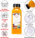 20pcs 16oz SUPERLELE Juice Bottles, Plastic Juicing Bottles with Caps, Clear Drink Containers with Lids for Drinking