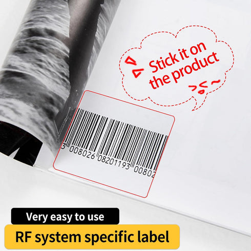 8.2mhz 1000 Security Tags Soft Labels Sticker, pcs Retail Anti-Theft Equipment Prevention EAS System