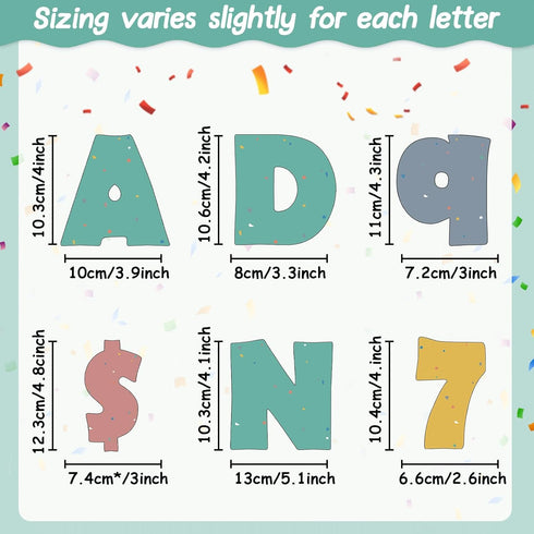 Qyeahkj 260pcs We Belong Letters Combo Pack Bulletin Board Set for Classroom Wall Decor