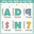 Qyeahkj 260pcs We Belong Letters Combo Pack Bulletin Board Set for Classroom Wall Decor