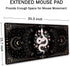 Large Mouse Pad, Boho Snake Witch Desk Mat for Desktop, Women Girls Waterproof Gaming Mousepad, Moon Phases Computer PC Laptop Protector Writing Pads for School Office Home 35.5" x 15.7" by SSOIU
