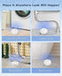 Geevon 4 Pack 100dB Water Leak Detectors, Water Sensor Alarms Flood Detector for Basements, Bathrooms, Laundry Rooms