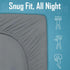 Pack 2 28" 52", of Fitted Crib Sheets, x Soft and Breathable Baby Bed Sheets for Boys and Girls, Perfect for Standard