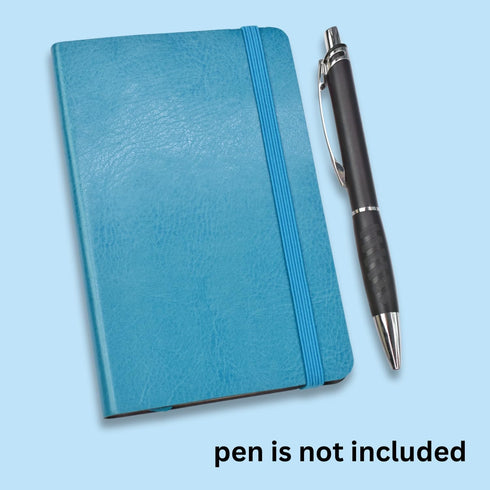 RICCO BELLO 2-Pack Mini Pocket To Do List Faux Leather Notebook, Undated, for Office, Home, School